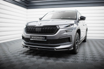 Skoda Kodiaq Sportline Mk1 Facelift 2021-2023 Front Splitter V.1 Maxton Design